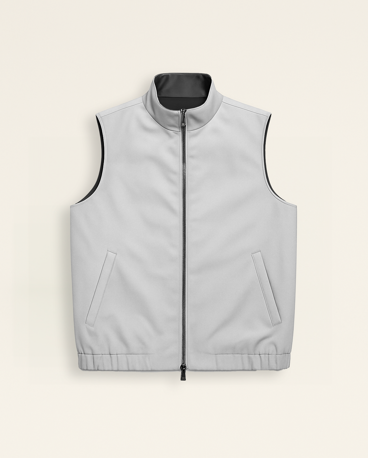 REVERSIBLE VEST - BLACK/GREY