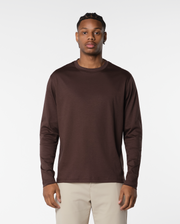 LUXE L/S T-SHIRT - BROWN