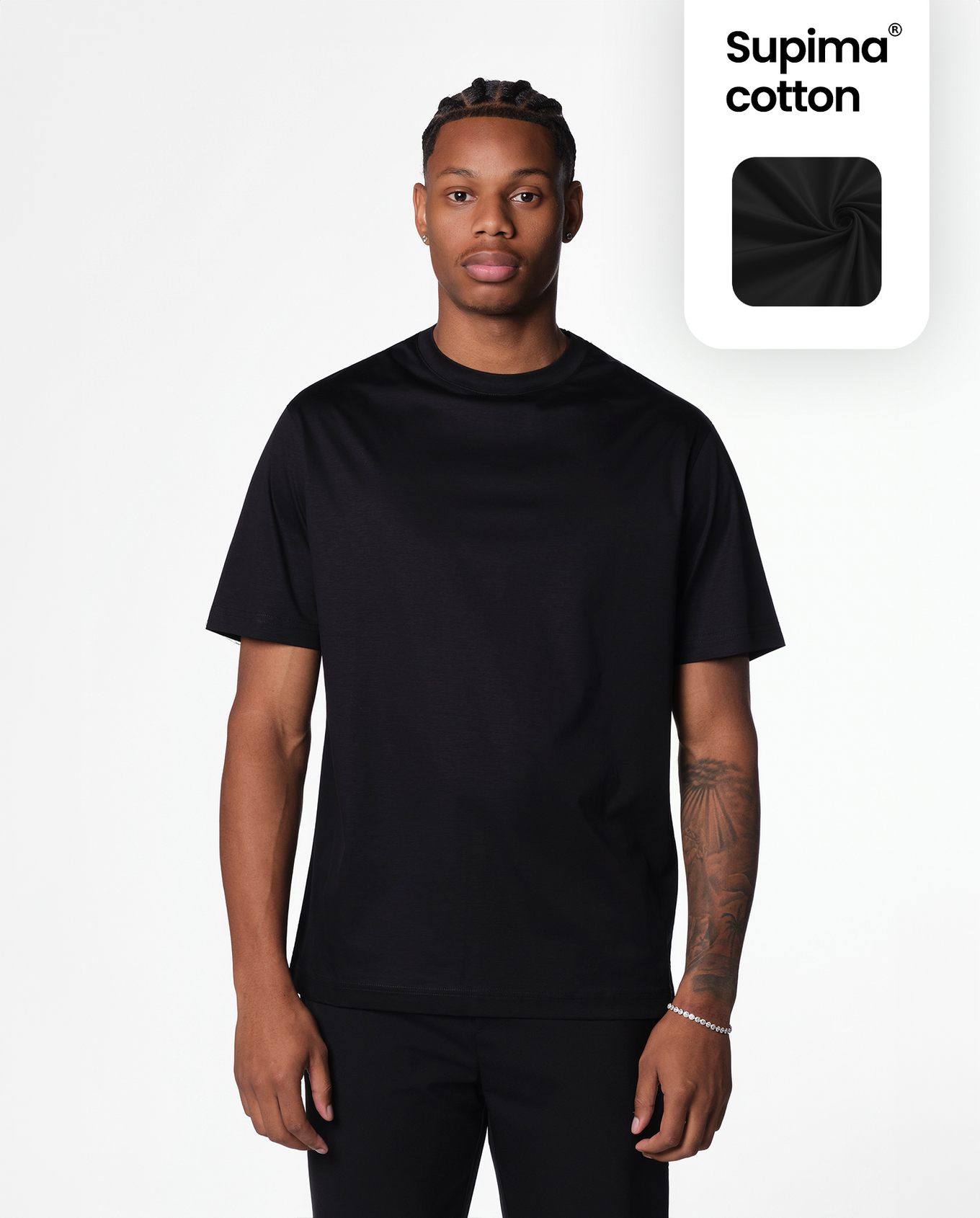 LUXE T-SHIRT - BLACK