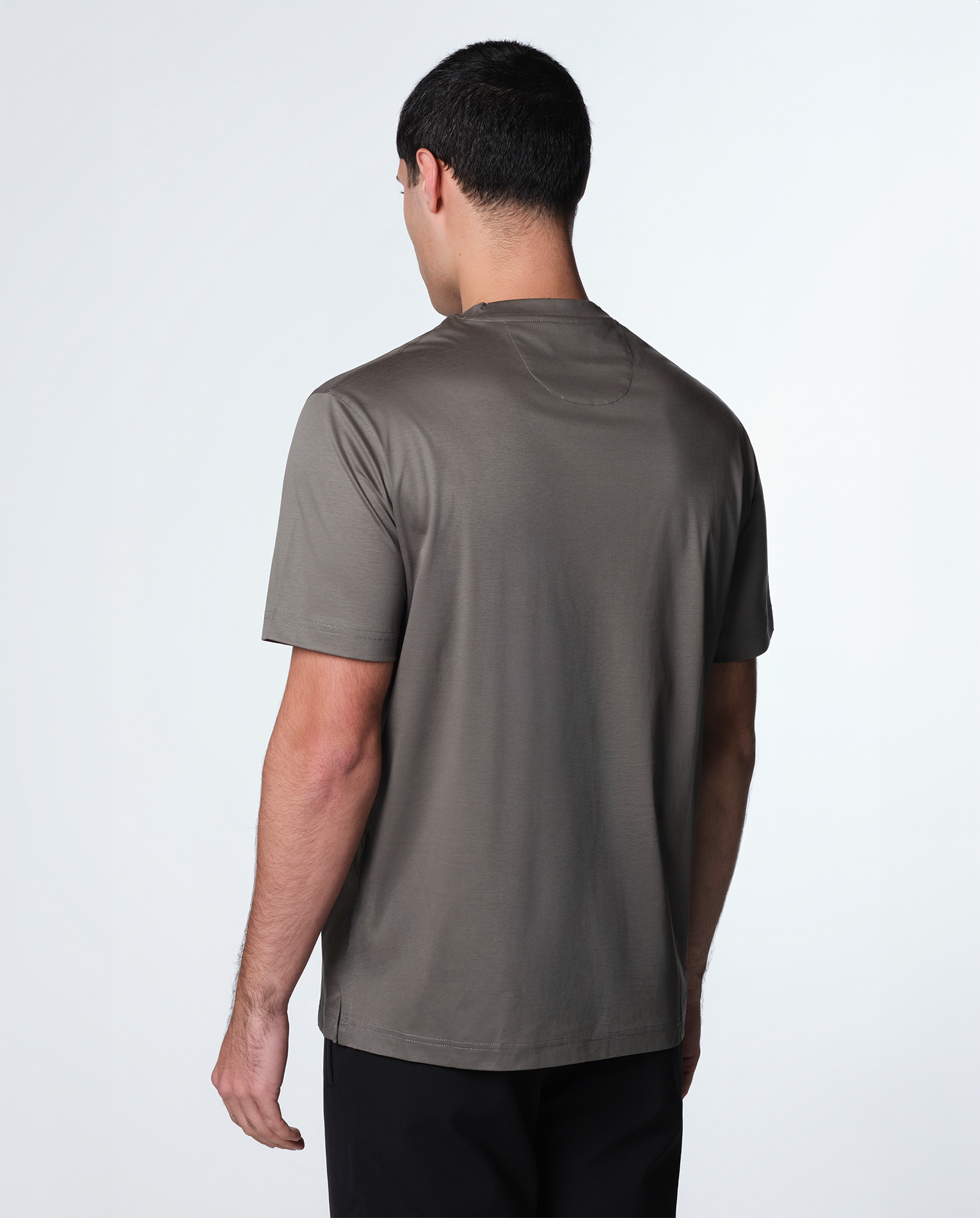 LUXE T-SHIRT - GREENISH GREY