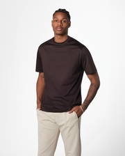 LUXE T-SHIRT - BROWN