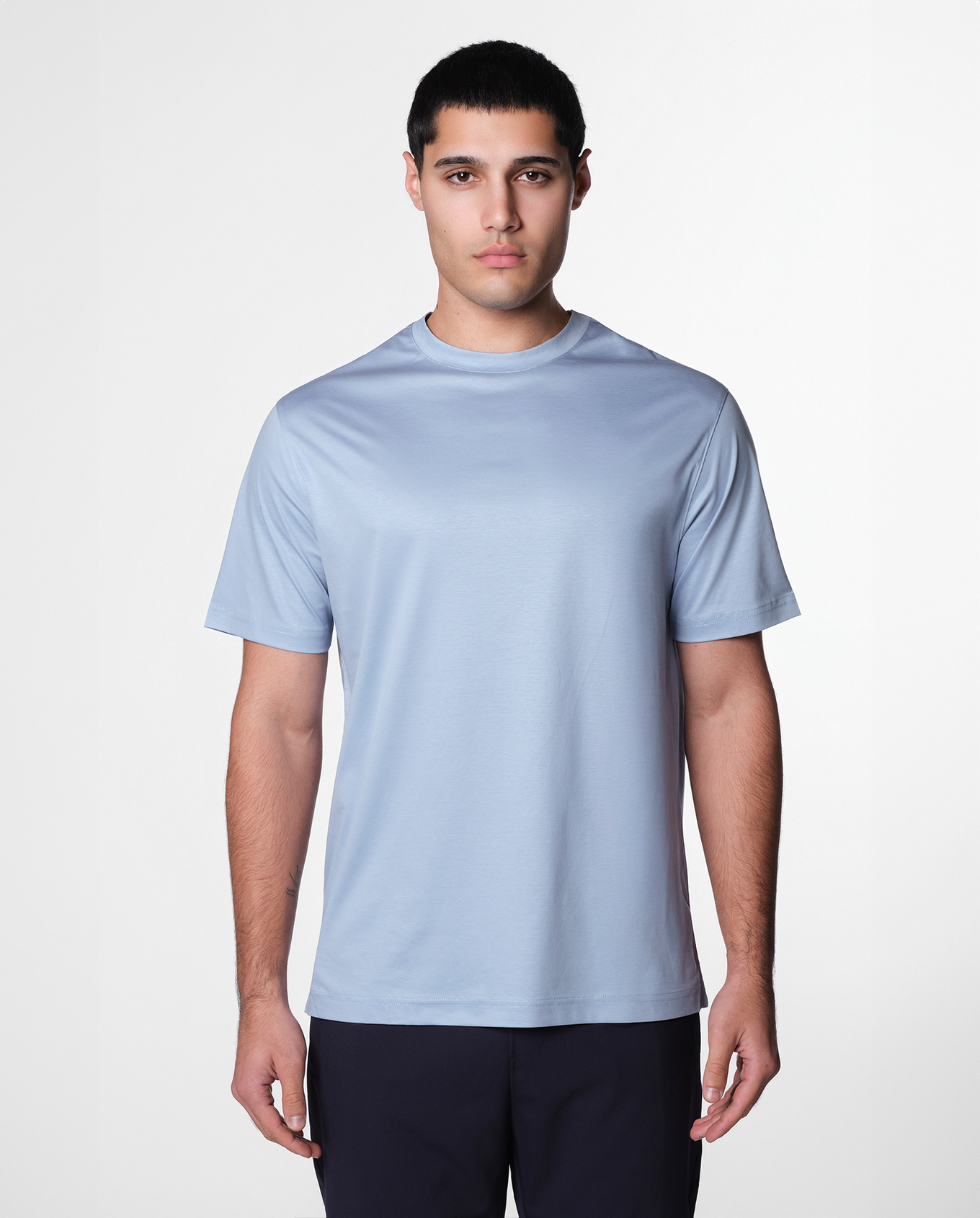 LUXE T-SHIRT - BABY BLUE
