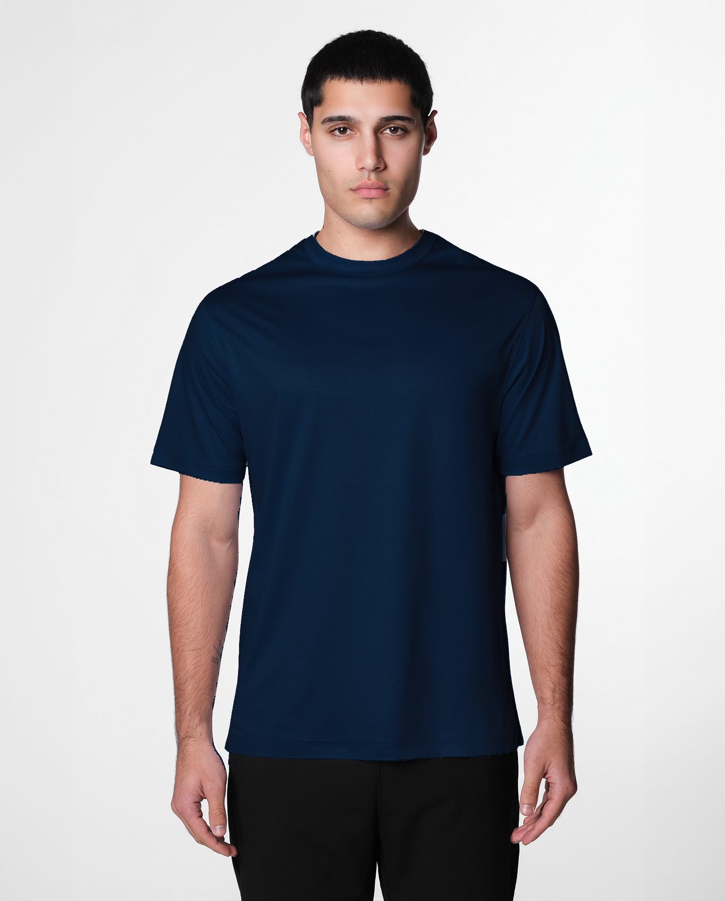 LUXE T-SHIRT - NAVY BLUE