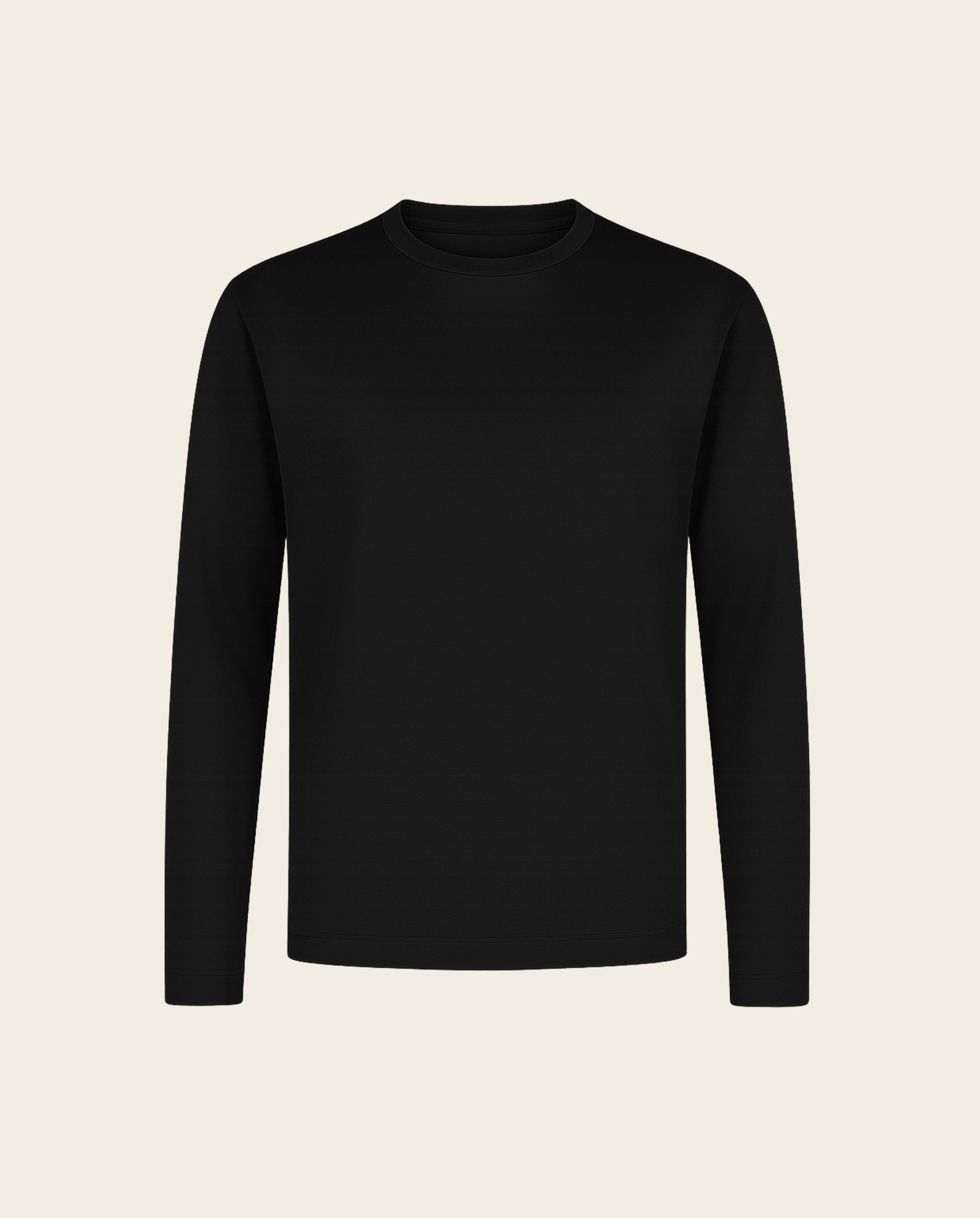 LUXE L/S T-SHIRT - BLACK