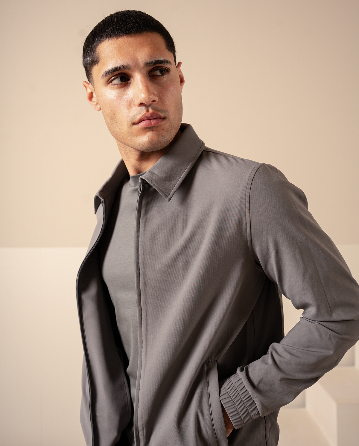 Grey Tech Jacket TECH JACKET - GREY – RIMA