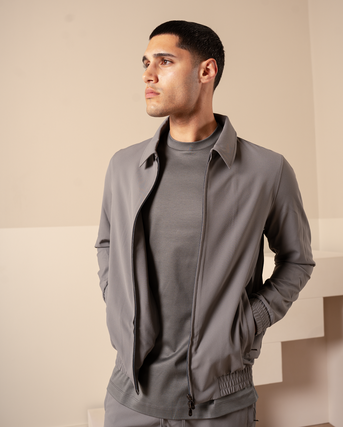 Grey Tech Jacket TECH JACKET - GREY – RIMA