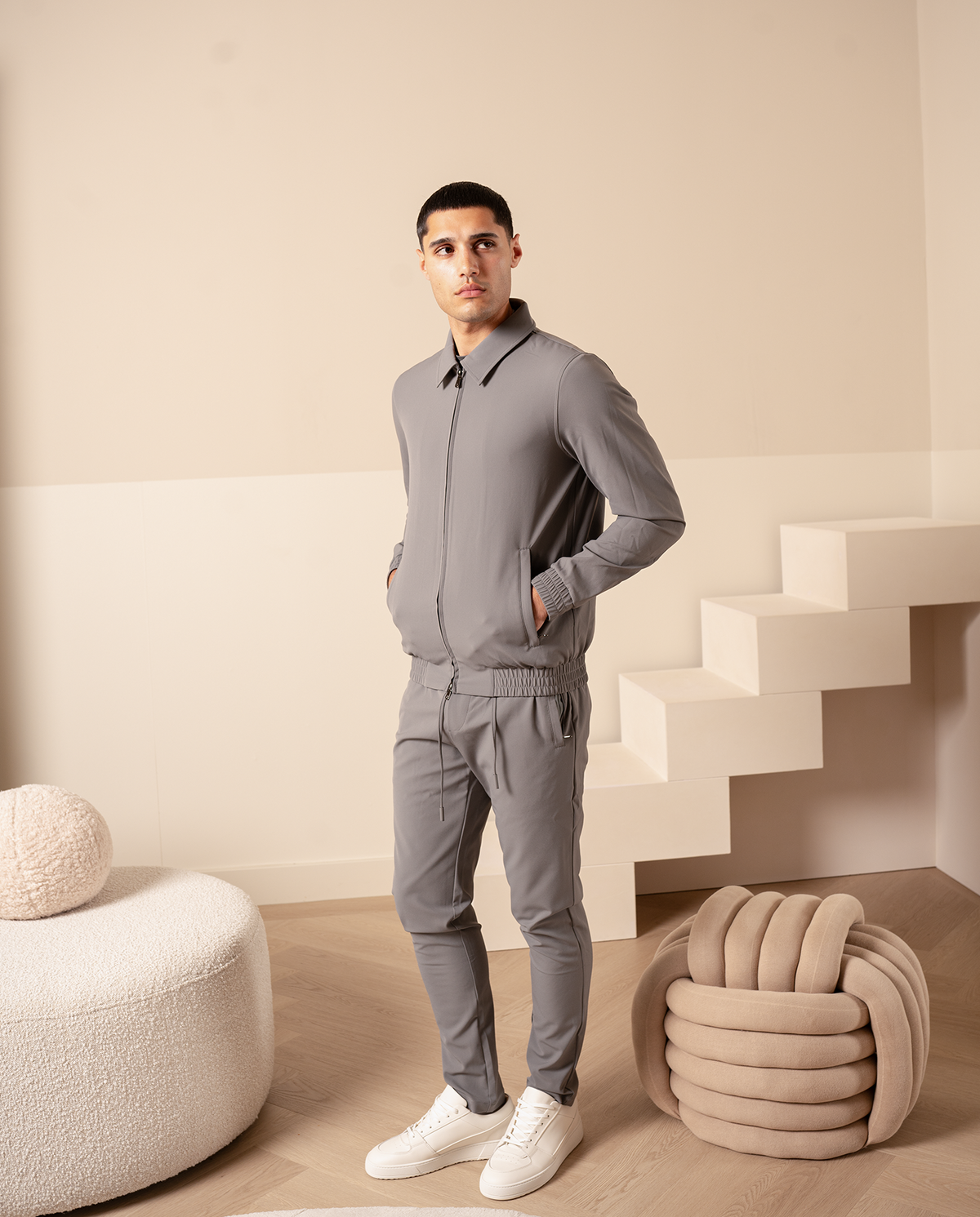 Grey Tech Jacket TECH JACKET - GREY – RIMA