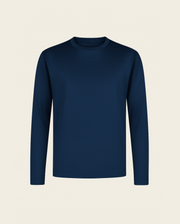 LUXE L/S T-SHIRT - NAVY BLUE