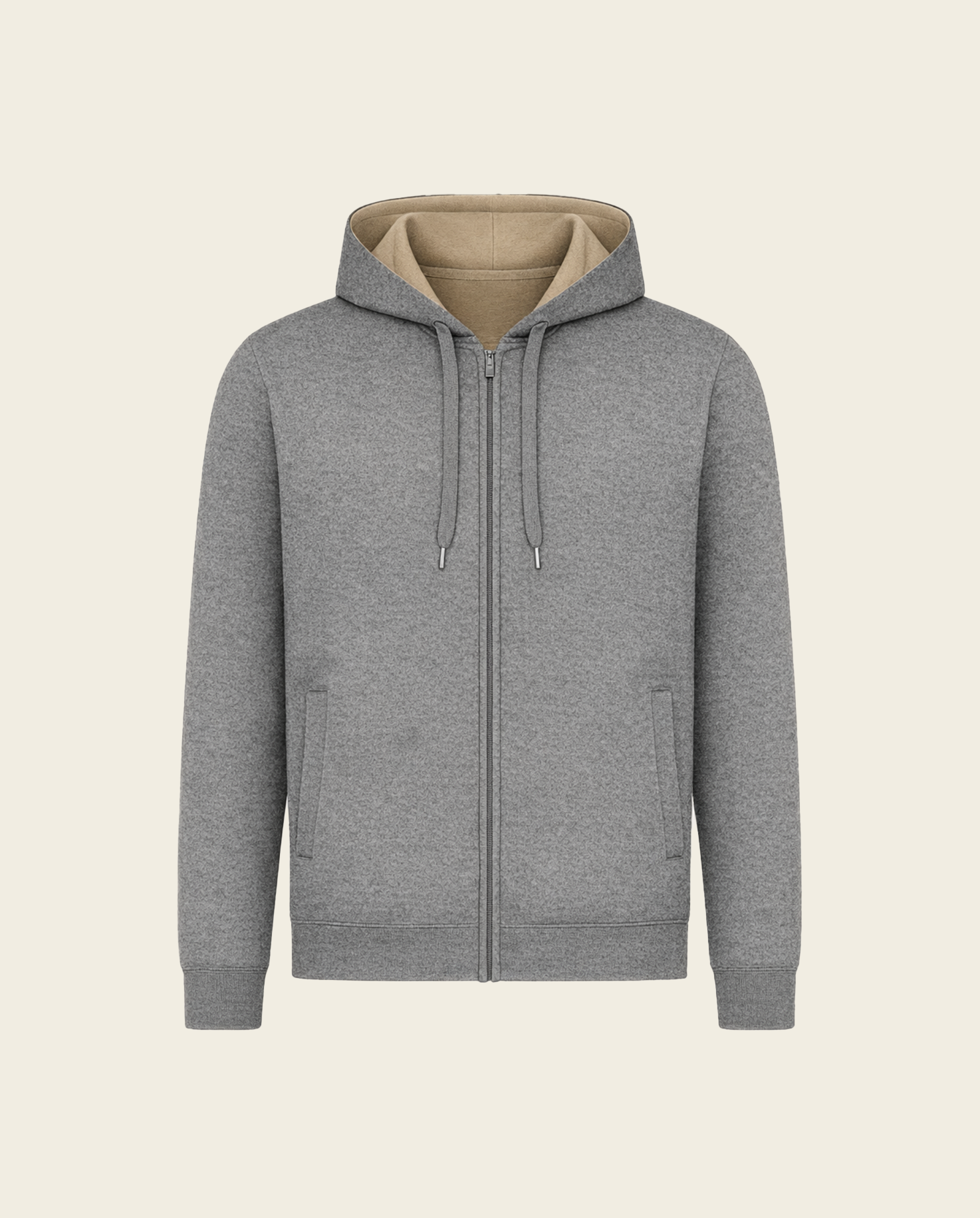 WEEKEND ZIPPER VEST - GRAY