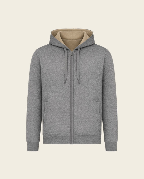 WEEKEND ZIPPER VEST - GRAY
